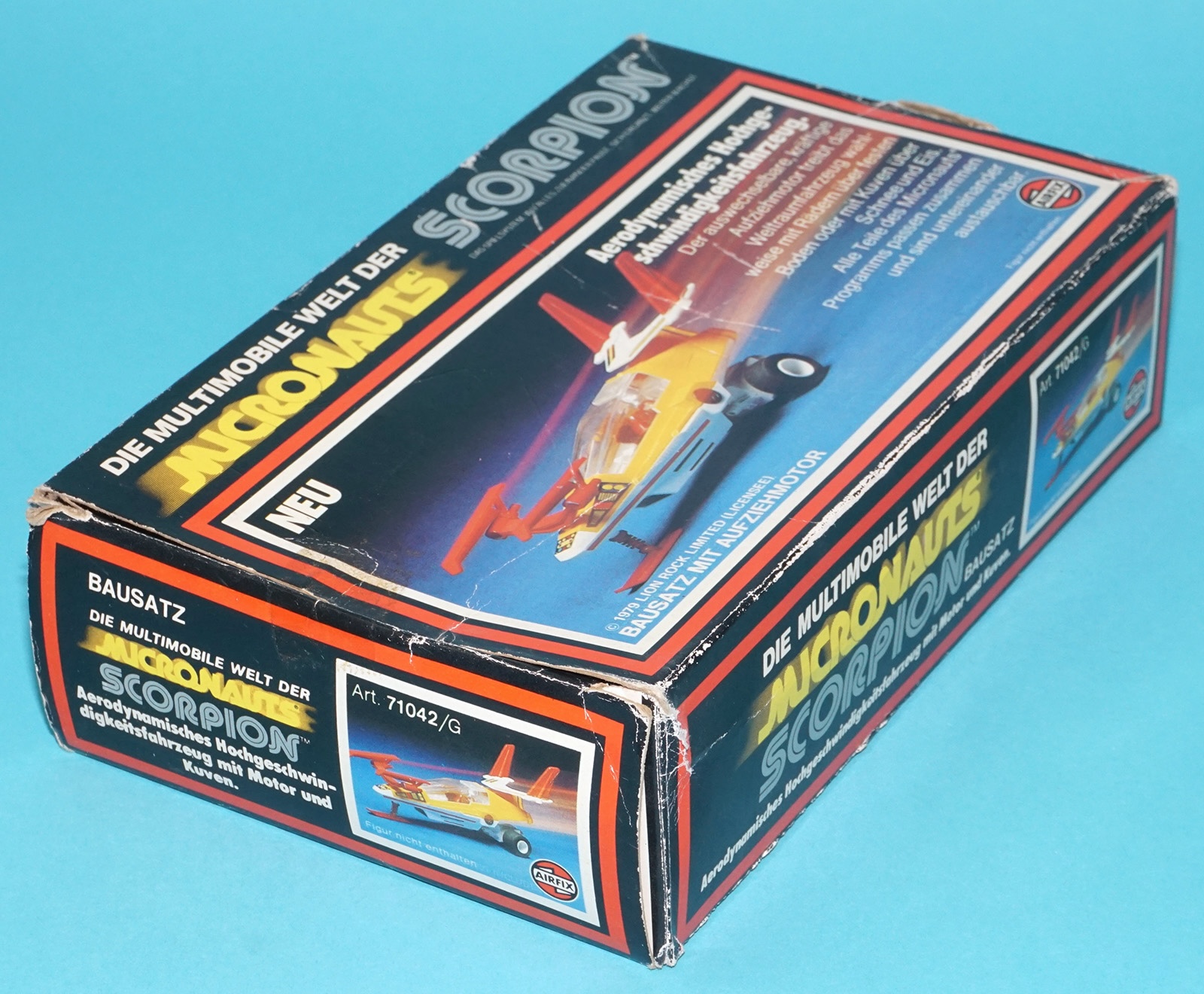 MICRONAUTS SOLARION SCORPION COMPLETE BOXED GERMAN EURO BOX 1979 AIRFIX MEGO CORP WORKS! - Image 6