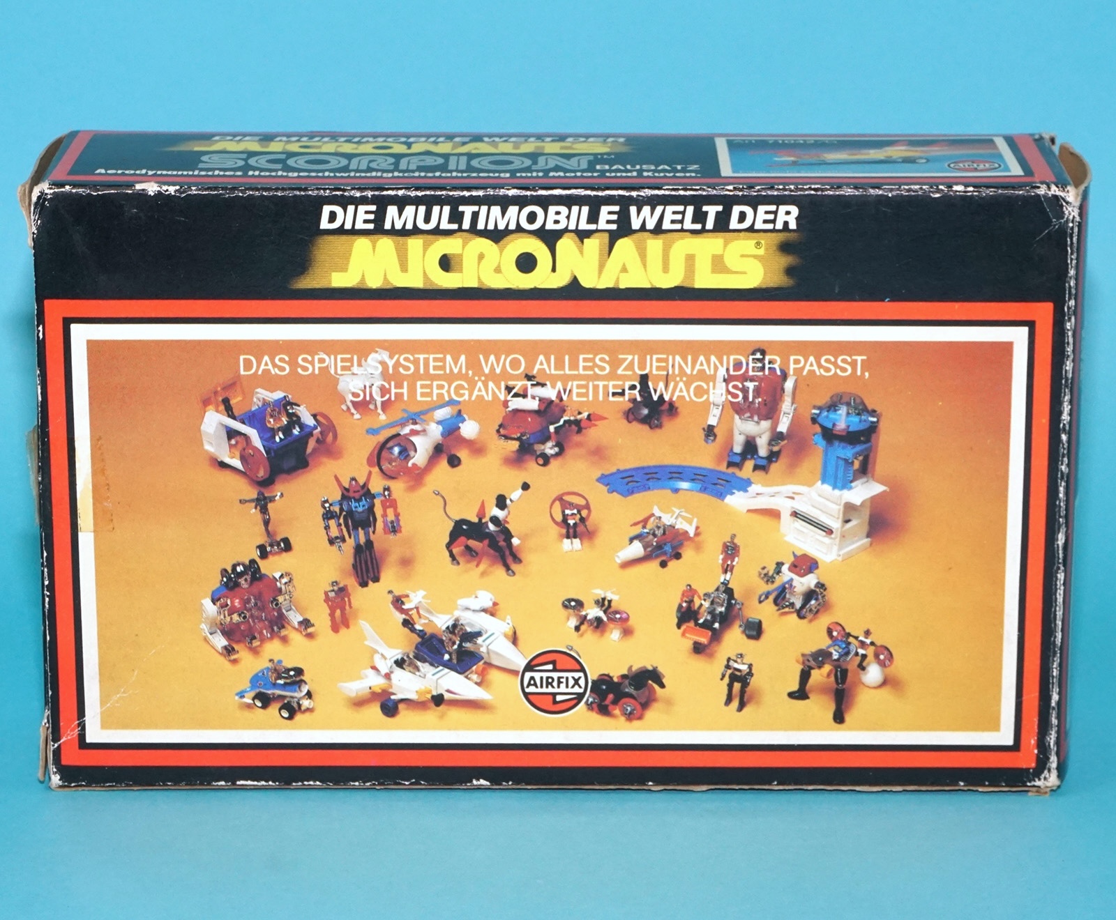 MICRONAUTS SOLARION SCORPION COMPLETE BOXED GERMAN EURO BOX 1979 AIRFIX MEGO CORP WORKS! - Image 7