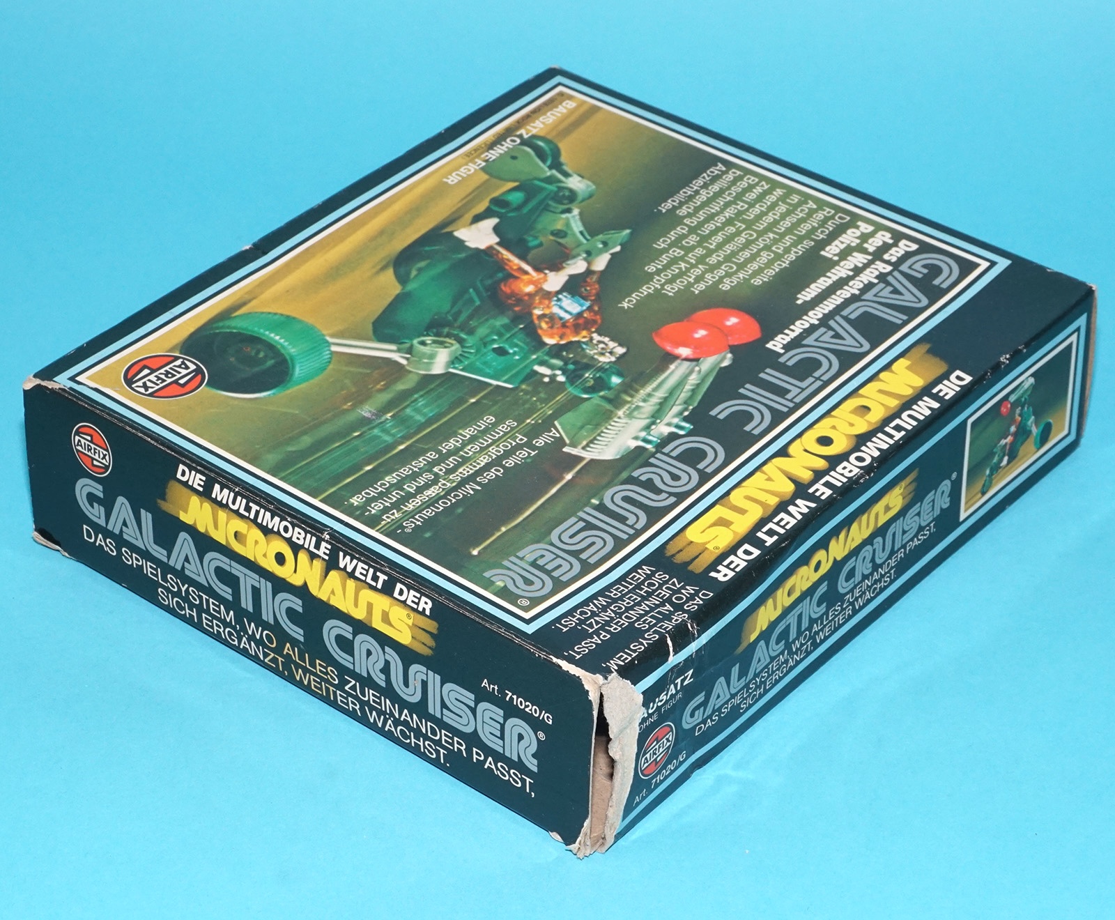 MICRONAUTS GALACTIC CRUISER COMPLETE BOXED GERMAN EURO BOX 1977 AIRFIX MEGO CORP - Image 4