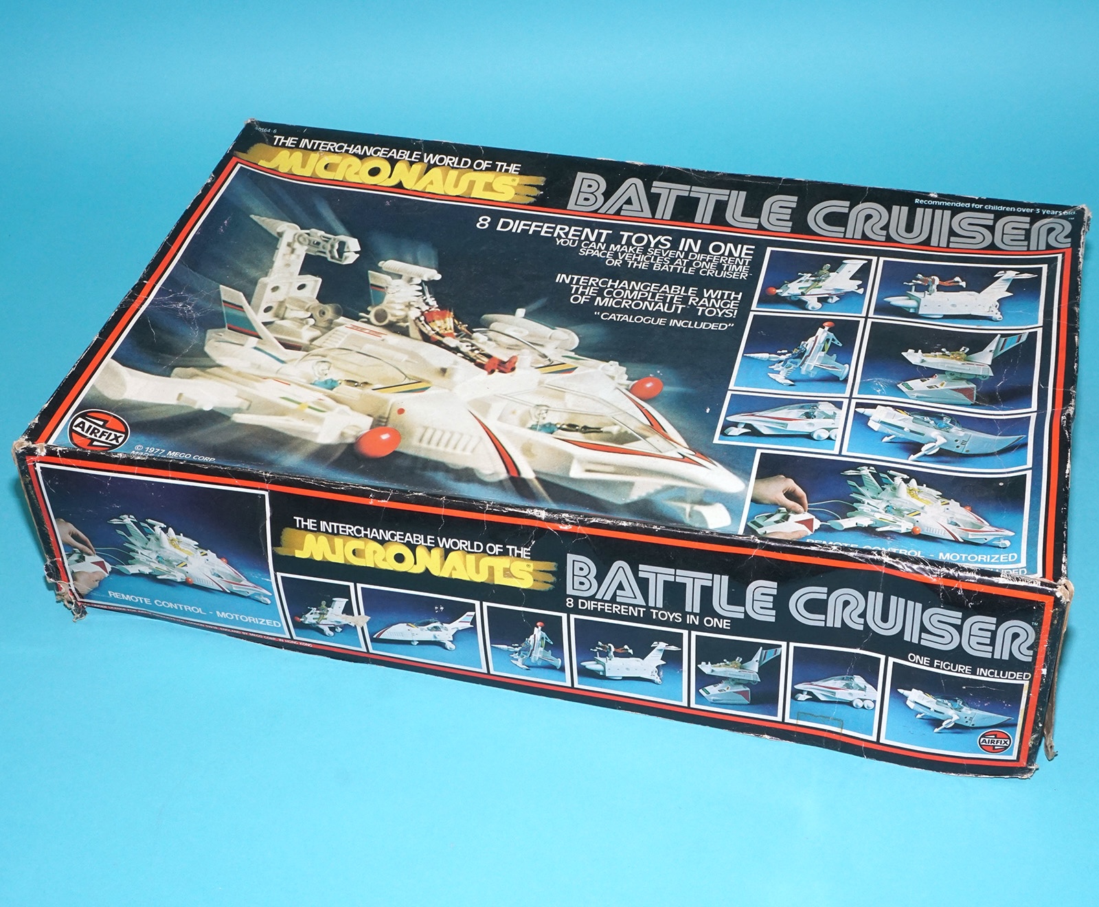 MICRONAUTS BATTLE CRUISER COMPLETE BOXED EURO BOX 1977 AIRFIX MEGO CORP WORKS! - Image 3