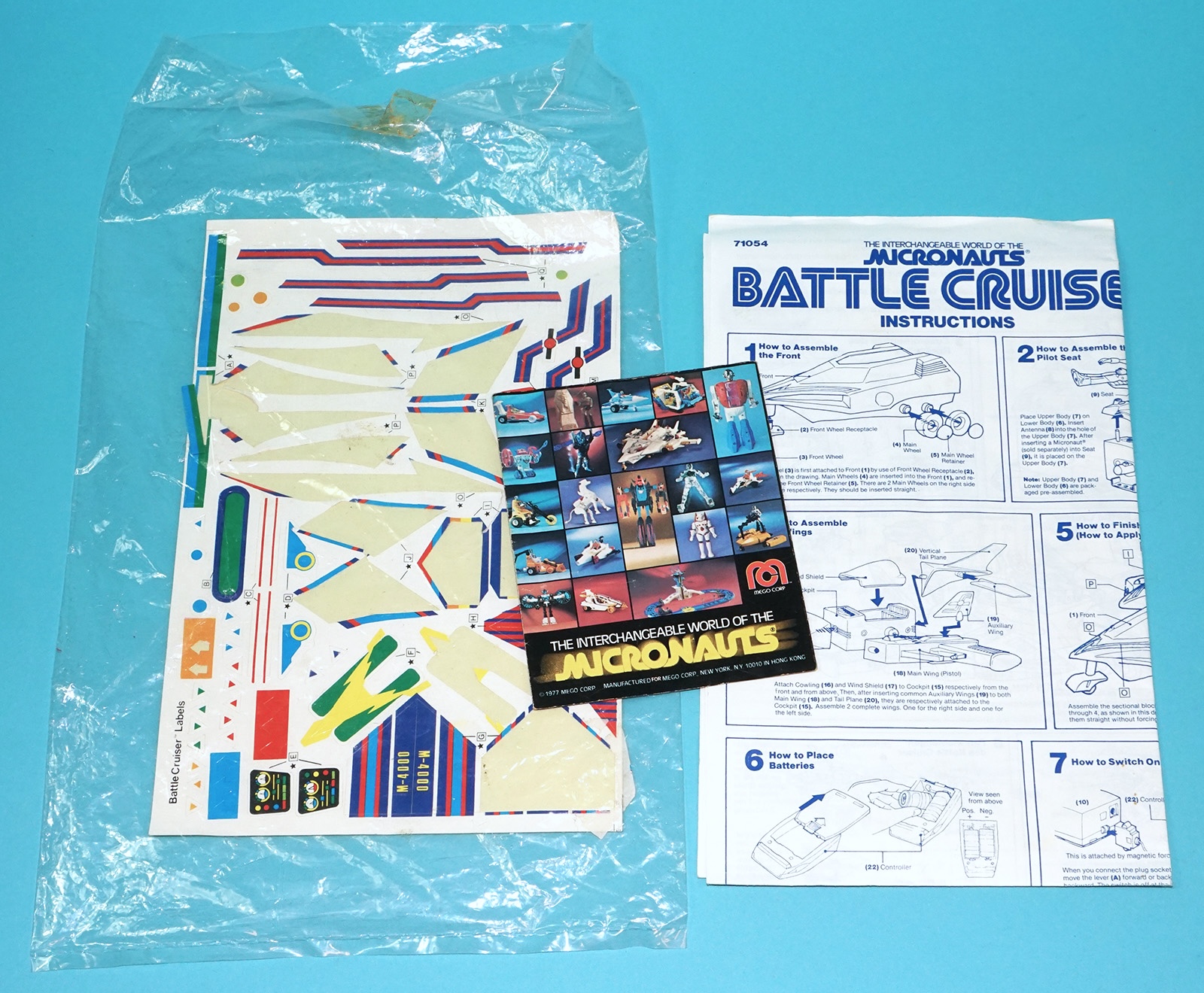 MICRONAUTS BATTLE CRUISER COMPLETE BOXED EURO BOX 1977 AIRFIX MEGO CORP WORKS! - Image 13
