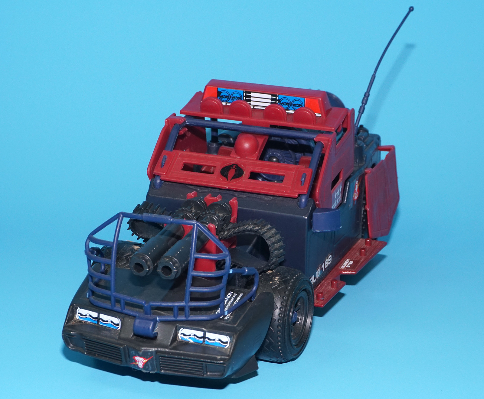 1986 GI JOE DREADNOK THUNDER MACHINE 100% COMPLETE HASBRO READ - Image 2