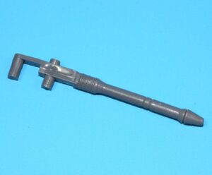 1983 GI JOE POLAR BATTLE BEAR ORIGINAL SPARE PART MACHINE GUN BARREL HASBRO