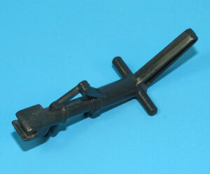 1986 GI JOE COBRA NIGHT RAVEN S³P ORIGINAL SPARE PART FRONT LANDING GEAR (GREY) HASBRO