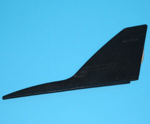 1986 GI JOE CONQUEST X-30 ORIGINAL SPARE PART TAIL FIN (L) HASBRO