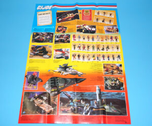 1988 GI JOE DESERT FOX SPARE BLUEPRINT INSTRUCTIONS EURO TIGER FORCE BENELUX HASBRO