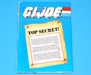 1988 GI JOE DESERT FOX SPARE BLUEPRINT INSTRUCTIONS EURO TIGER FORCE BENELUX HASBRO