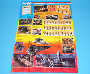 1988 GI JOE DESERT FOX SPARE BLUEPRINT INSTRUCTIONS EURO TIGER FORCE BENELUX HASBRO