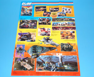 1988 GI JOE R.P.V. SPARE BLUEPRINT INSTRUCTIONS EURO TIGER FORCE BENELUX HASBRO