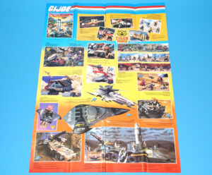 1988 GI JOE WARTHOG A.I.F.V. SPARE BLUEPRINT INSTRUCTIONS EURO TIGER FORCE BENELUX HASBRO