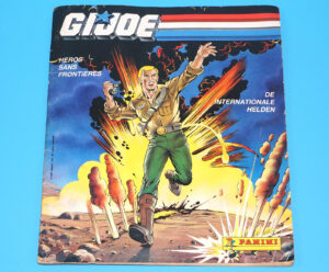 1988 GI JOE GI JOE PANINI STICKER ALBUM NEAR COMPLETE NL DUTCH HASBRO