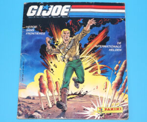 1988 GI JOE GI JOE PANINI STICKER ALBUM NEAR COMPLETE NL DUTCH HASBRO