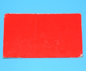 1983 GI JOE AIRBORNE v1 UNCUT FILE CARD FILECARD RED BACK MAIL-IN US USA 1986 HASBRO DIRECT