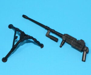 2001 GI JOE DOUBLE BLAST v1 2002 HEAVY DUTY v4 ORIGINAL SPARE PART HEAVY MACHINE GUN & TRIPOD HASBRO