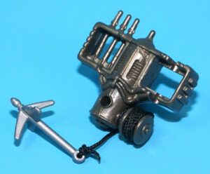 2003 GI JOE PYTHON PATROL ROCK VIPER v3 ORIGINAL SPARE PART BACKPACK & GRAPPLING HOOK HASBRO