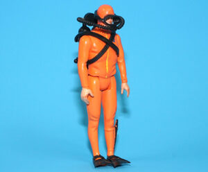 1982 GI JOE ACTION FORCE FROGMAN v2 100% COMPLETE C7+ PALITOY