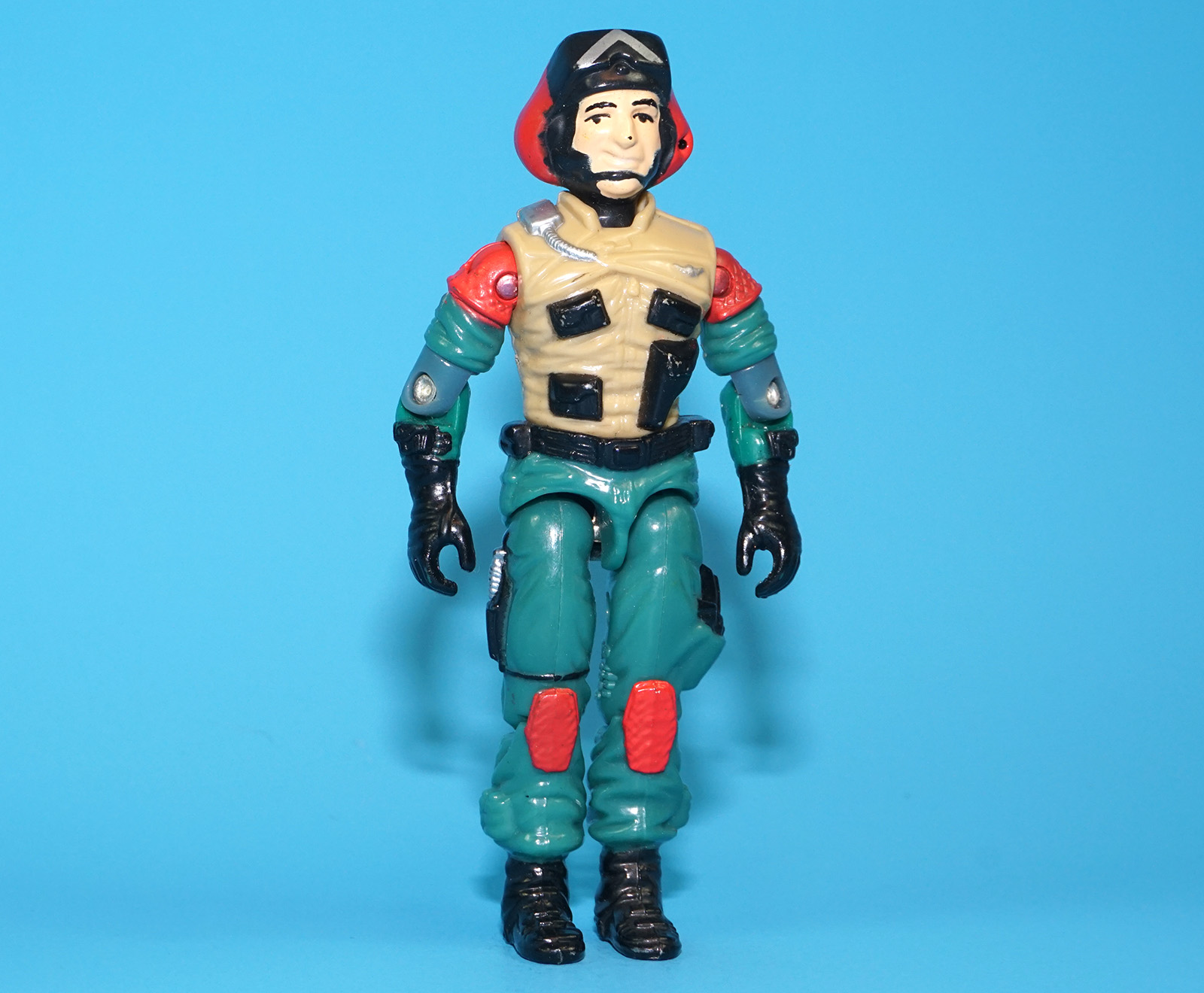 1986 GI JOE LIFT-TICKET v1 TOMAHAWK PILOT C8+ HASBRO - Image 2