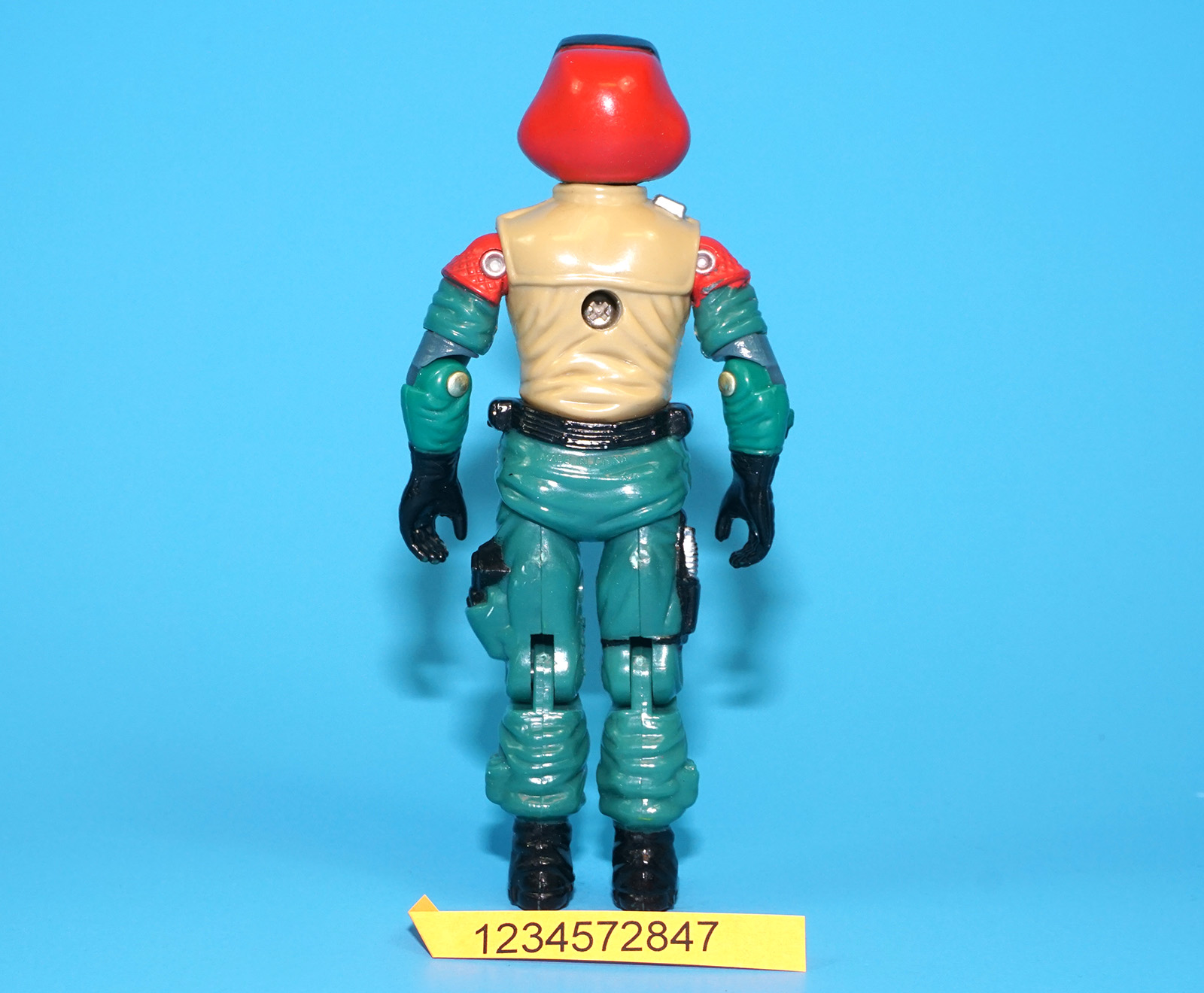 1986 GI JOE LIFT-TICKET v1 TOMAHAWK PILOT C8+ HASBRO - Image 3