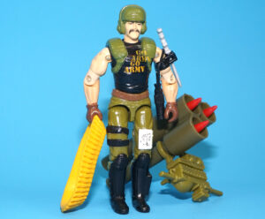 1989 GI JOE BACKBLAST v1 100% COMPLETE C9 FACTORY ERROR DOUBLE GO ARMY STAMP HASBRO READ