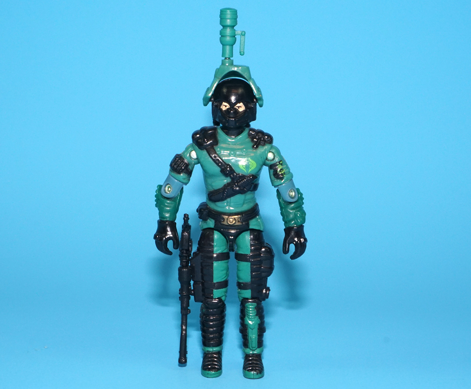 1989 GI JOE NIGHT-VIPER v1 100% COMPLETE C9+ HASBRO - Image 3