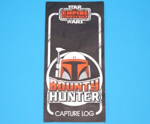 STAR WARS ESB BOUNTY HUNTER CAPTURE LOG FOLDOUT BOX INSERT 1982 PALITOY KENNER