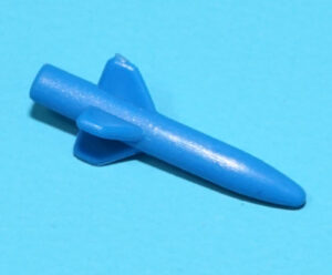 1983 GI JOE ACTION FORCE SEA SKIMMER v1 ORIGINAL SPARE PART MISSILE