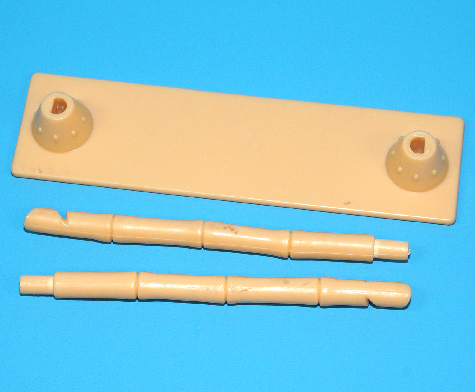 KARATE KID ORIGINAL SPARE PART SATO BREAK-AWAY CHAIN POLES & BASE 1986 REMCO - Image 2