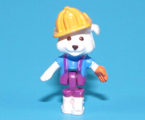 POLLY POCKET ORIGINAL SPARE PART ANIMAL WONDERLAND DARRIN DOG 1994 BLUEBIRD