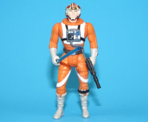 STAR WARS POTF2 LUKE X-WING PILOT SHORT SABER 100% COMPLETE 1995 KENNER