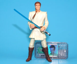 STAR WARS EPISODE 1 OBI-WAN KENOBI JEDI KNIGHT NEAR COMPLETE 1999 HASBRO
