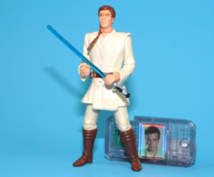 STAR WARS EPISODE 1 OBI-WAN KENOBI JEDI KNIGHT NEAR COMPLETE 1999 HASBRO