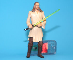 STAR WARS EPISODE 1 QUI-GON JINN JEDI DUEL 100% COMPLETE 1998 HASBRO
