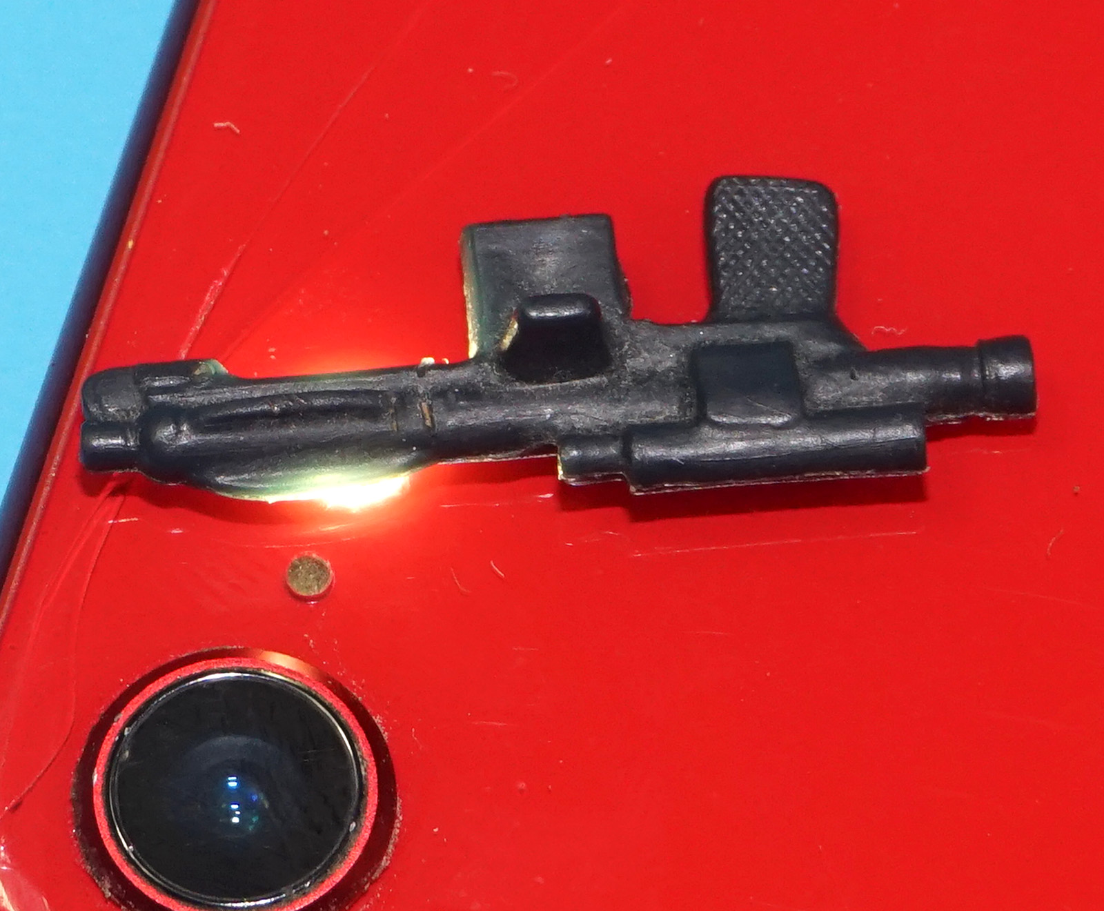 STAR WARS ORIGINAL SPARE PART ANH STORMTROOPER IMPERIAL BLASTER GUN v1A M2 UNITOY 1977 KENNER - Image 3