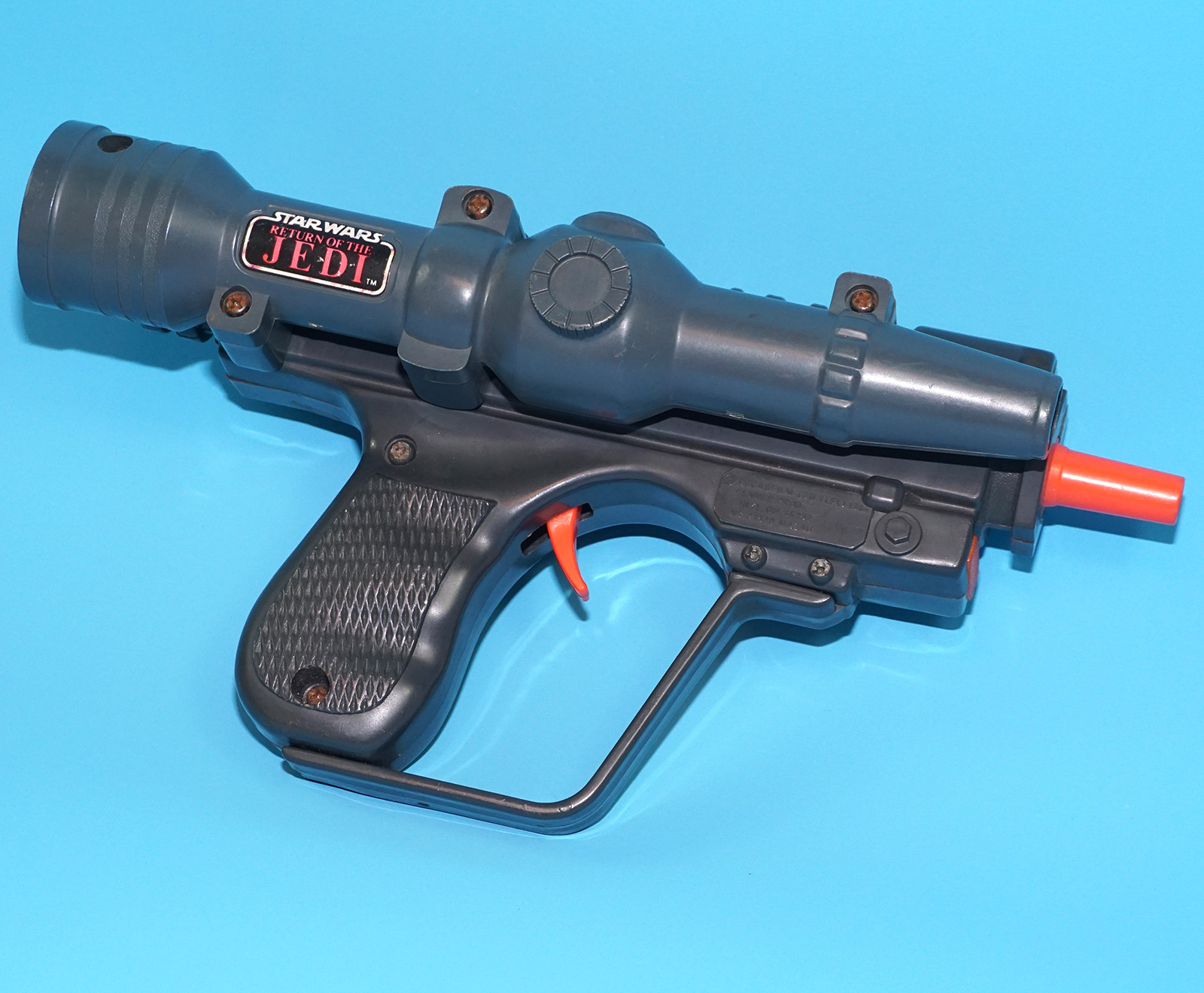 STAR WARS ROTJ BIKER SCOUT LASER PISTOL 100% COMPLETE & ORIGINAL 1983 KENNER READ - Image 4