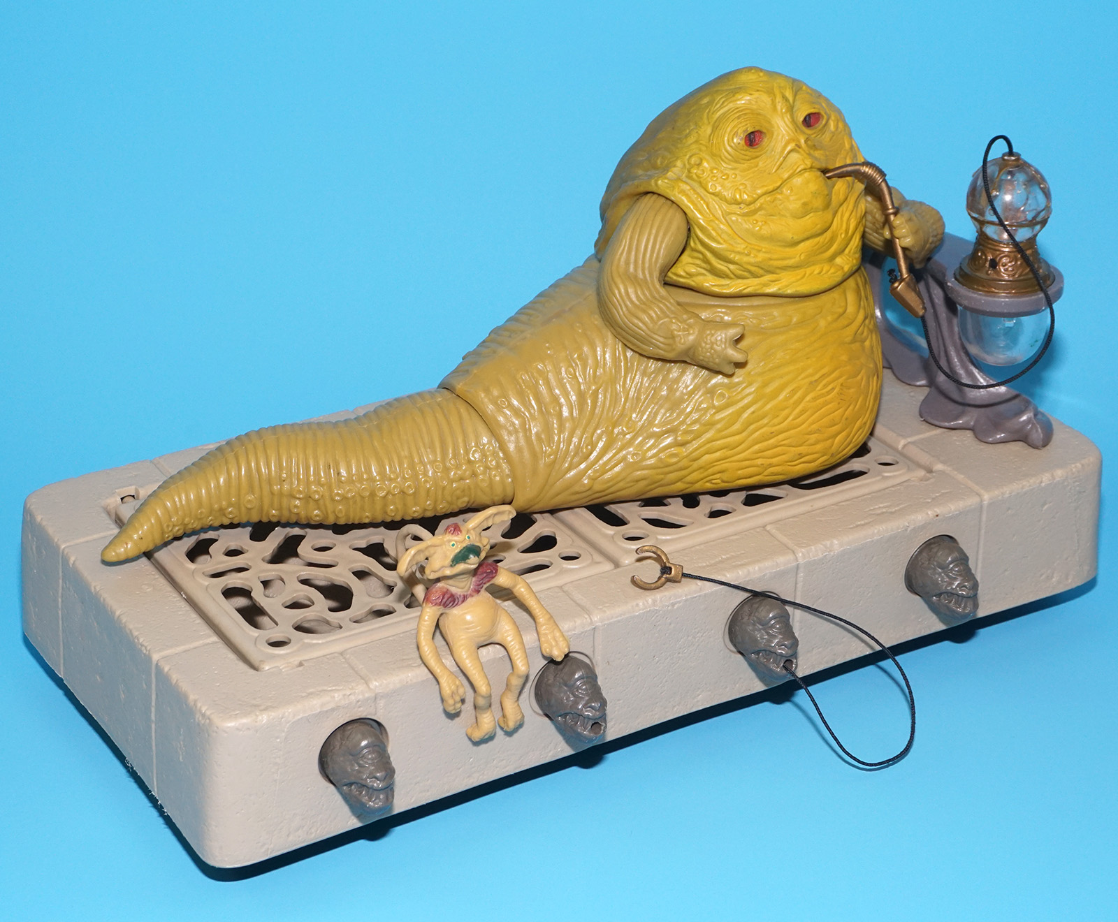 STAR WARS ROTJ JABBA THE HUTT PLAYSET 99% COMPLETE & ORIGINAL 1983 KENNER - Image 4