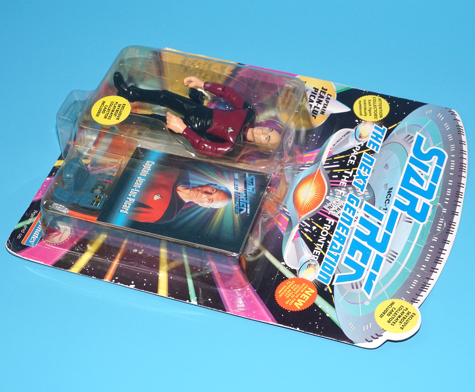 STAR TREK TNG NEXT GENERATION CAPTAIN JEAN-LUC PICARD MOC MOSC US CARD 1993 PLAYMATES - Image 5