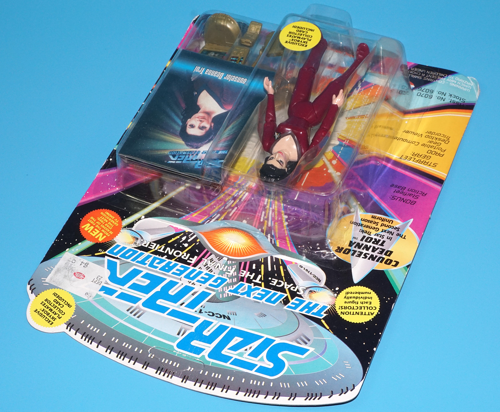 STAR TREK TNG NEXT GENERATION COUNSELOR DEANNA TROI MOC MOSC US CARD 1993 PLAYMATES - Image 4