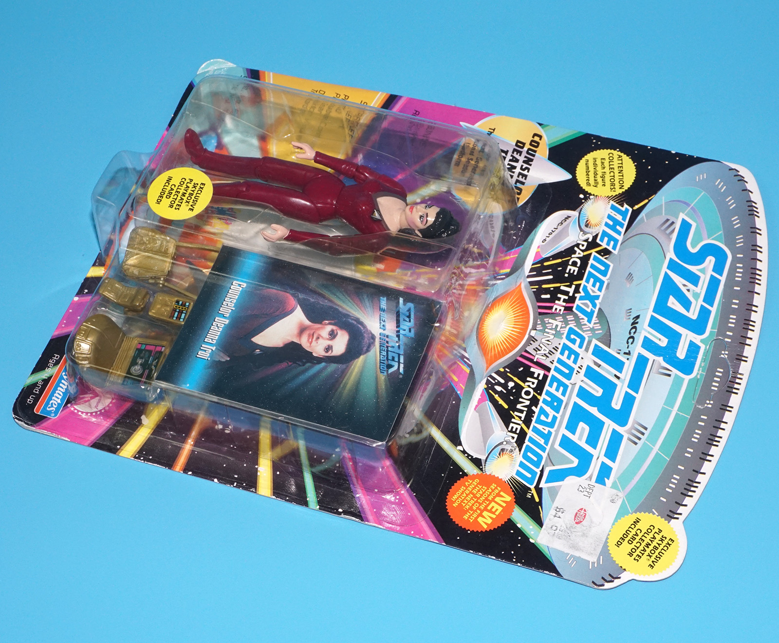 STAR TREK TNG NEXT GENERATION COUNSELOR DEANNA TROI MOC MOSC US CARD 1993 PLAYMATES - Image 5