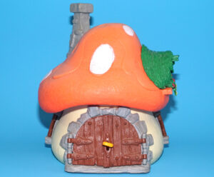SMURFS 40001 LARGE SMURF HOUSE 100% COMPLETE 1976 SCHLEICH W. GERMANY