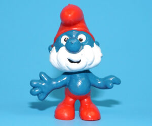 SMURFS 20001 PAPA SMURF HONG KONG COO 1969 SCHLEICH
