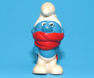 SMURFS 20004 SHIVER SMURF W. GERMANY COO 1969 SCHLEICH