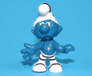 SMURFS 20010 PRISONER SMURF HONG KONG COO 1965 SCHLEICH