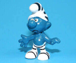 SMURFS 20010 PRISONER SMURF HONG KONG COO 1965 SCHLEICH