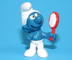SMURFS 20017 VANITY SMURF HONG KONG COO 1972 SCHLEICH