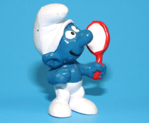 SMURFS 20017 VANITY SMURF HONG KONG COO 1972 SCHLEICH