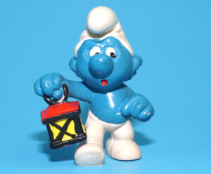 SMURFS 20024 WATCHMAN SMURF PORTUGAL COO 1977 SCHLEICH