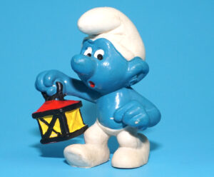 SMURFS 20024 WATCHMAN SMURF PORTUGAL COO 1977 SCHLEICH