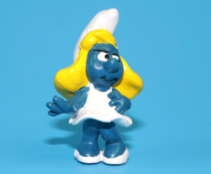 SMURFS 20034 SMURFETTE HONG KONG COO 1971 SCHLEICH