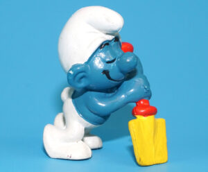 SMURFS 20043 DIGGER SMURF W. GERMANY COO 1974 BULLY SCHLEICH