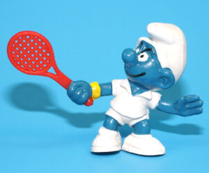 SMURFS 20049 TENNIS SMURF HONG KONG COO 1979 SCHLEICH